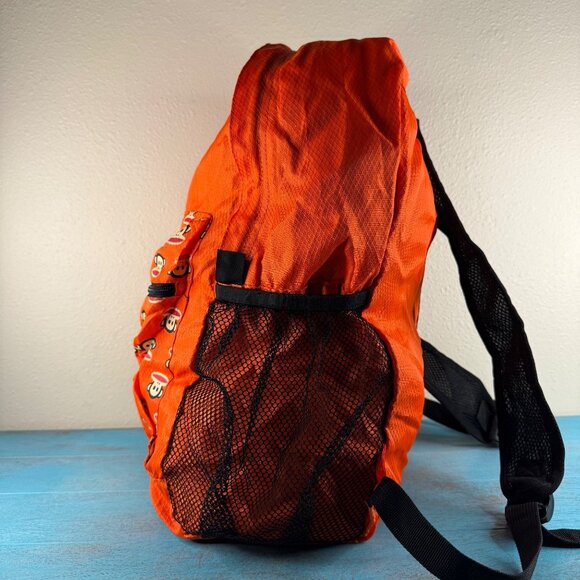 Vintage Paul Frank Orange Julius Monkey Collapsible Backpack - Picture 4 of 11